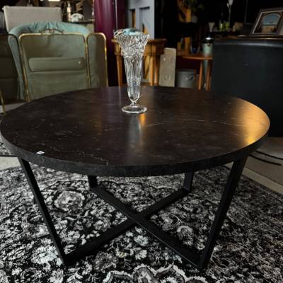 Table basse plateau effet marbre – Image 3