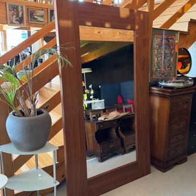 Miroir bois massif