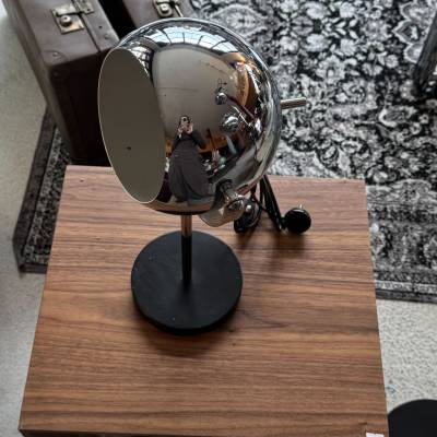 Lampe boule chromée vintage – Image 3