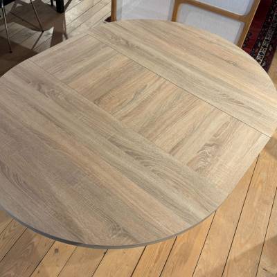 Table ronde extensible bois – Image 2