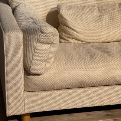 Canapé 2 places scandinave design beige – Image 5