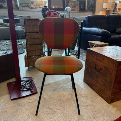 Chaise en tartan vintage – Image 2
