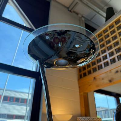 Lampadaire noir et chromé – Image 2