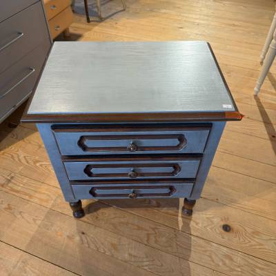 Petite table grise et bois – Image 2