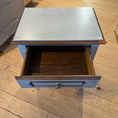 Petite table grise et bois – Image 3