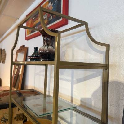 Étagère verre et doré – Image 4