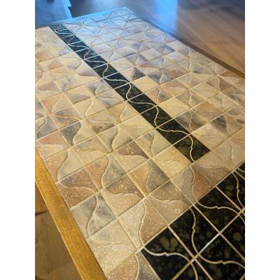 Table basse marbre et bois – Image 5