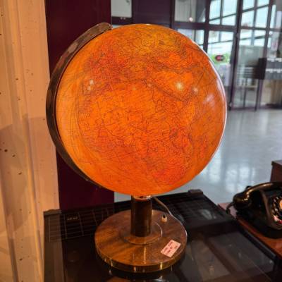 Globe terrestre Colomb en verre – Image 3