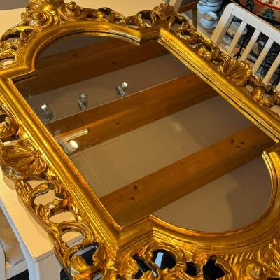 Miroir doré vintage – Image 2