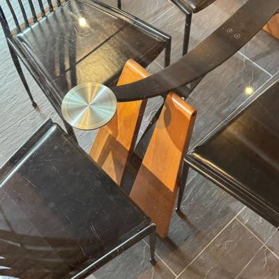 Ensemble table et 6 chaises design scandinave – Image 6