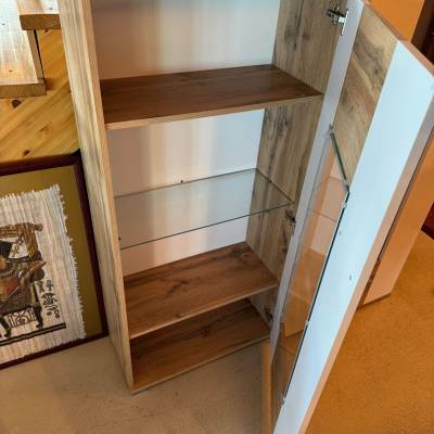 Armoire bois et blanc laqué – Image 2