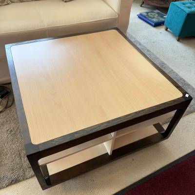 Table basse en bois avec roulette – Image 4