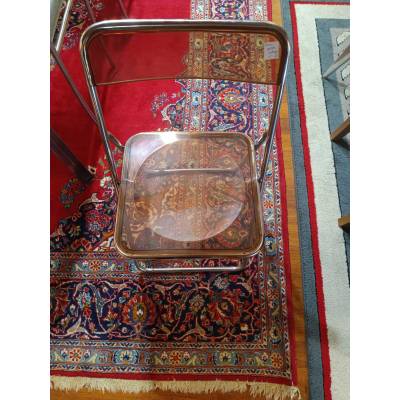Chaise pliable en plastique vintage – Image 2