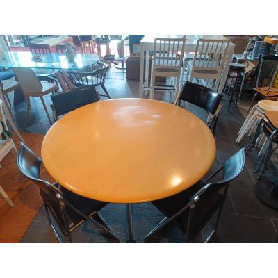 Table ronde en bois – Image 3