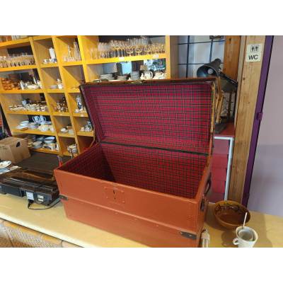 Coffre vintage rouge – Image 3