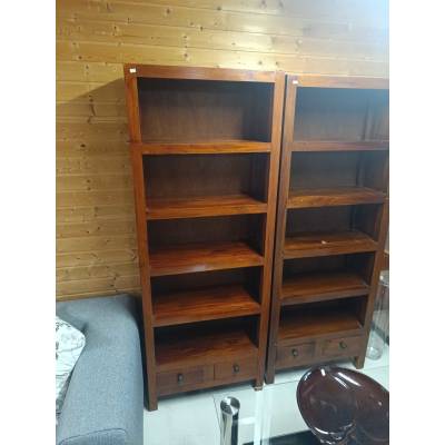 Bibliothèque en bois vintage – Image 2
