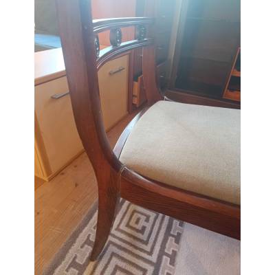 Chaise en bois vintage  lot de 6 – Image 2