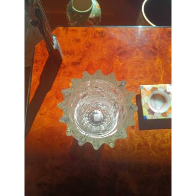 Vase en verre pressé 1960 – Image 2