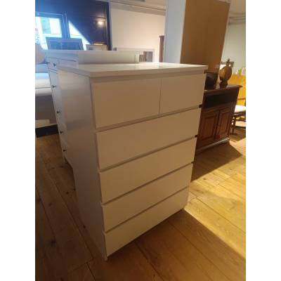 Commode a tiroirs blanc
