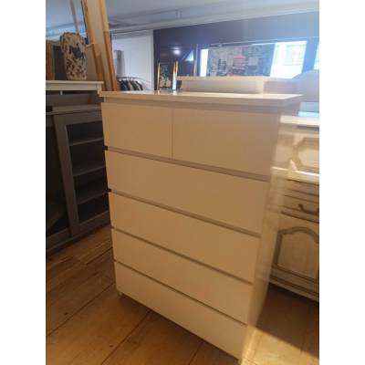 Commode a tiroirs blanc – Image 2